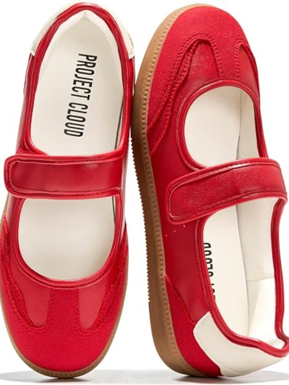 Women's Red Stylish Comfortable Trendy With Memory Foam Insole Fashion Sneakers